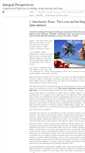 Mobile Screenshot of integral-perspectives.com