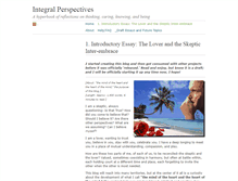 Tablet Screenshot of integral-perspectives.com